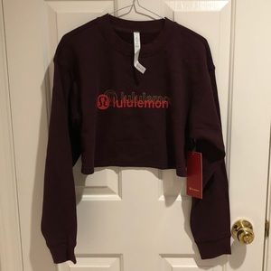 Lululemon All Yours Cropped Crew *Lunar Ne…